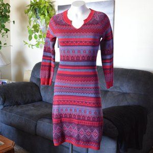 Athleta Knitted Winter Dress Fall Stretchy Warm Modest Spring Western